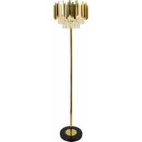 Grindinis šviestuvas Mdeco Elem Valetta 6268/4F TR grindinis šviestuvas stovintis 4x60W E27 gold/crystal | 6268/4F TR | 5907737335472