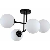Pakabinamas šviestuvas Light Prestige miegamojo pakabinamas šviestuvas juodas Roma stiklinės pieno molekulės | 71975-uniw | 5907629275442