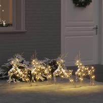 LED elniai su 80 LED 4 pcs Auksinė PET
