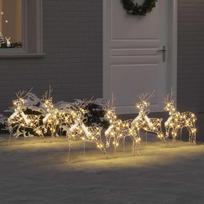 LED elniai su 180 LED 6 pcs Auksinė PET