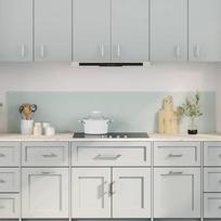 Virtuvės užpakalinė plokštė 2 pcs Balta 100 x 40 cm