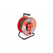 KEL Profesionalus ritininis kabelis 40m H05RR-F 3x1,5 4xGS 16A IP44 Black (W-97056) | W-97056 | 5902273400851
