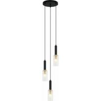 Pakabinamas šviestuvas Italux Perola modernus Black (PND-43363-3 BK+BR) | PND-43363-3 BK+BR | 5900644314615