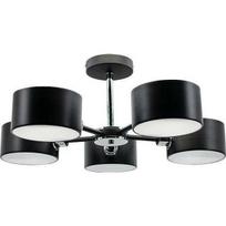 Pakabinamas šviestuvas Mdeco LAMPA lubinis ELM3020/5 BL 8C MDECO gaubtinis metalinės molekulės juodos chromas | 3020/5 BL 8C | 5907737332150