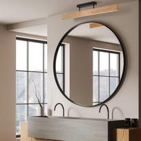 Sieninis šviestuvas TK Lighting Teo 6619 lubų lempa 1x36W LED 3000K pine/Black | 6619 | 5901780566197