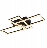 Globo Sapena 67328-24 lubinis šviestuvas 24W LED 3000K 1800 lm Black/transparent | 67328-24 | 9007371453559