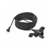 BACHMANN 3G1,5mm2 juodas pratęsimo laidas, 5m, 3x, H07RN-F guma/neoprenas, 3 krypčių | 19.07.0562 | 4016514000814