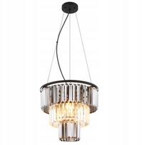 Pakabinamas šviestuvas GLOBO NAXIS, 3xE27, 40W, 230V, metalas, kristalai, Black, Ø40x120cm | 15695H | 9007371458387