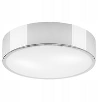 Lamkur Dante 43951 lubinis šviestuvas modernus metalinis stiklinis gaubtas 2x60W E27 chromas/white | 43951 | 5907687443951