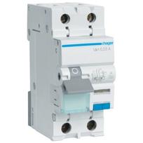 Hager Diferenciškai srovės ir perkrovos jungiklis 1+N 10A C 0,03A AC ADC960D | ADC960D | 3250611010876