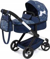 Bayer ratu vežimėlis lėlėms Navy Blue XEO | 1253799 | 4003336418958