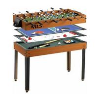 Nils Extreme Universali žaidimų stalas 4in1 biliardas/futbolas/air hockey/tenisas SDM | 22384-uniw | 5907695537758