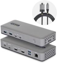 Stotis/replikator StarTech STARTECH.COM USB-C dokas Dual 4K 60Hz HDMI MST dokas 100W maitinimo tiekimas nešiojamojo kompiuterio įkrovimui be Windows tvarkyklių | 196UE-USBC-DOCK | 0065030921756