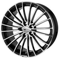 Ratlankis BROCK R17x7.5 5x100 ET 38 CB 63 (Glossy Black Fully Polished)