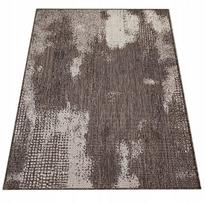 Dvipusis šiuolaikinis Zara 10 kilimas, rudas, 160x230 cm, tinka naudoti terasoje ar balkone