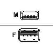 Sharkoon USB 2.0 extension cable black 2m 4044951015412
