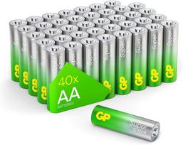 GP Long Lasting Power Alkaline Mignon AA 1,5 V Batterien 20er Pack - Langlebig & undicht-sicher