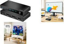 HDMI splitter, 1x2-Port, 4K/60 Hz, HDCP,EDID, HDR, CEC, downscaler (HD0066)