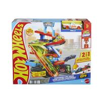 HOT WHEELS CITY triukų garažas 2 in 1