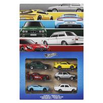 HOT WHEELS šešių europietiškų automodeliukų rinkinys