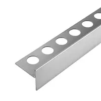 Grindinis dušo nuolydžio profilis Balneo Floor Strip kairinis/dešininis - 120cm - Inox - Kairinė