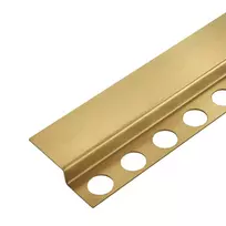 Dušo grindų nuolydžio juosta priekinė Balneo Floor Strip 130cm - 130cm - Auksinė - Priekinis