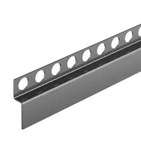 Dušo grindų nuolydžio juosta priekinė Balneo Floor Strip 130cm - 130cm - Gun metal - Priekinis