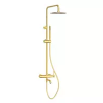 Dušo komplektas su maišytuvu Balneo Cascade Shiny Gold