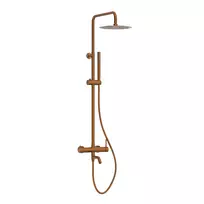 Dušo komplektas su maišytuvu Balneo Cascade Copper