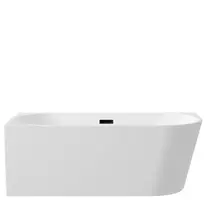 Laisvai pastatoma vonia kairinė Balneo AVOLA 160cm - Juoda - 160cm