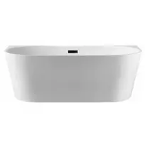 Laisvai pastatoma vonia prie sienos Balneo VIVA 160cm - Juoda - 160cm
