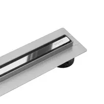 Dušo latakas Balneo Slim & Low Proline Mirror Silver - 70cm - Blizgus chromas