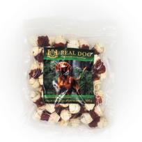 Real Dog Snacks Rawhide Bone Wrapped With Lamb 500 g | 01RD-142 | 5907190338485