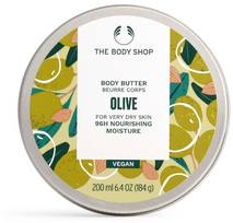 „The Body Shop“ kūno sviestas labai sausai odai, alyvuogių skonio (kūno sviestas), 200 ml
