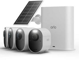 „Kamera IP Arlo Ultra 3“ apsaugos kameros rinkinys su 4 kameromis ir saulės baterija (VMC5450-111EUS)