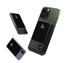 Atsarginis maitinimo šaltinis ("Power Bank") Nešiojamas išorinis pakrovėjas telefonui su magnetu