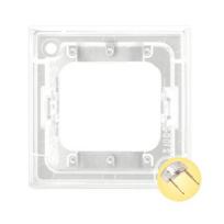 "Ospel Aria gold" - apšvietimo elementas LED trigubiems jungikliams ZP-4UG, biały