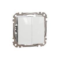 Schneider Electric sedna Design SDD111118 dvigubas jungiklis, baltas