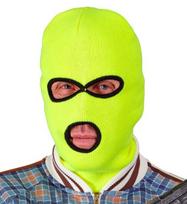 NEON YELLOW BALACLAVA MASK