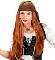 Perukas, Karibų piratas, Widmann, su zomšos bandana, dėžutėje