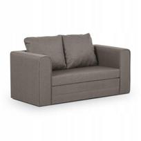 Sofa-lova 112x190 cm miegamoji dalis, ruda, modernus dizainas