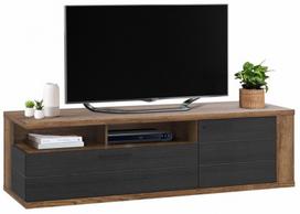 TV staliukas FORTE Lacjum LCJT121-N09 modernus rudas MDF su stalčiais