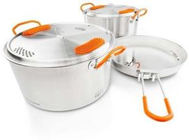 Turistinių virtuvės indų rinkinys GSI Outdoors Glacier Stainless Base Camper
