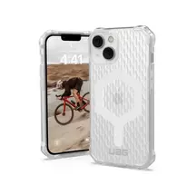 Urban Armor Gear UAG Essential Armor phone case with MagSafe support for iPhone 14 Plus, transparent