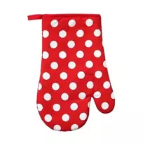ASI COLLECTION Heat-resistant red glove with white dots