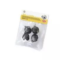 stefanplast Set of 4 wheels, 360° transport cage Gulliver 1-2-3, black