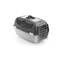 stefanplast Transport cage Gulliver 3 with metal door, 61x40x38cm, dark gray/light gray