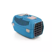 stefanplast Transport cage Gulliver 3 with metal door, 61x40x38cm, blue