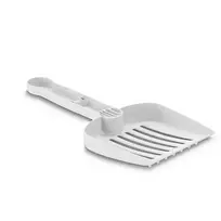 stefanplast Spatula for cat litter box, 25x11x2cm, white
