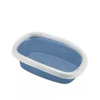 stefanplast Cat litter box Sprint 20, 58x39x17cm, blue/white